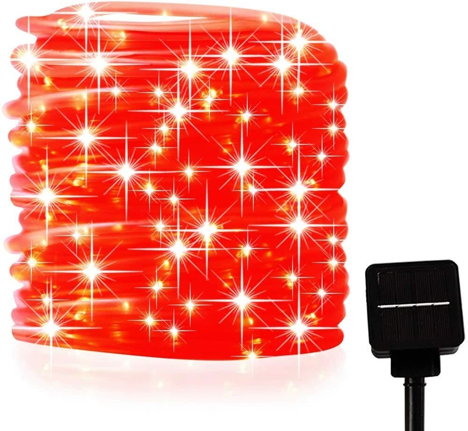 8modes 300LED Outdoor Garden Lamp Solar Rope Fairy String Lights Decor Strips AU - image 4 of 4