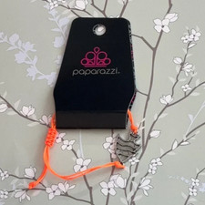 Paparazzi  Orange and Silver Kids Bracelet Fish Charm Bohemian Beach