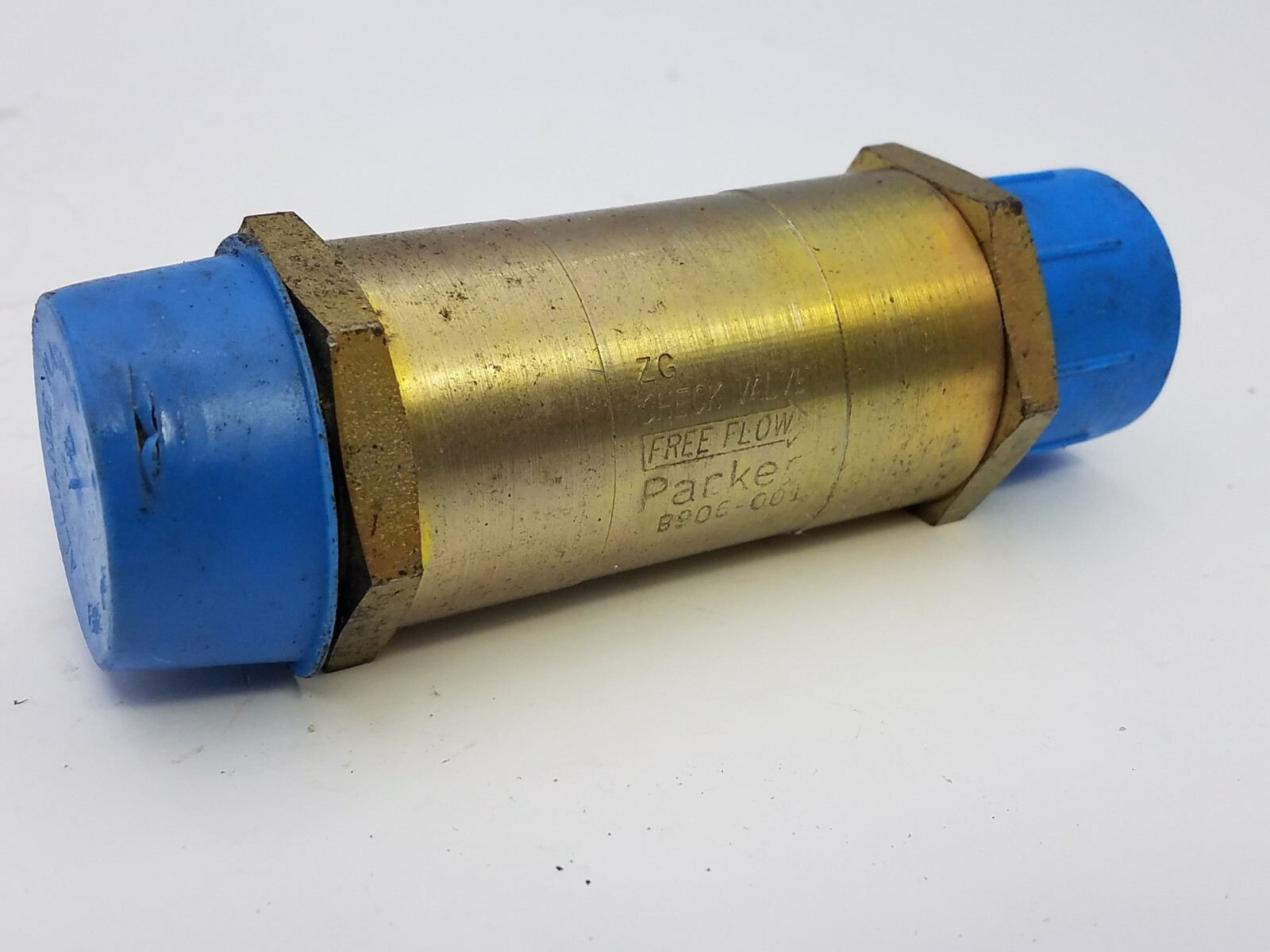 Parker 8906-001 Free Flow Check Valve Replacement Heavy Duty Equipment Part NOS