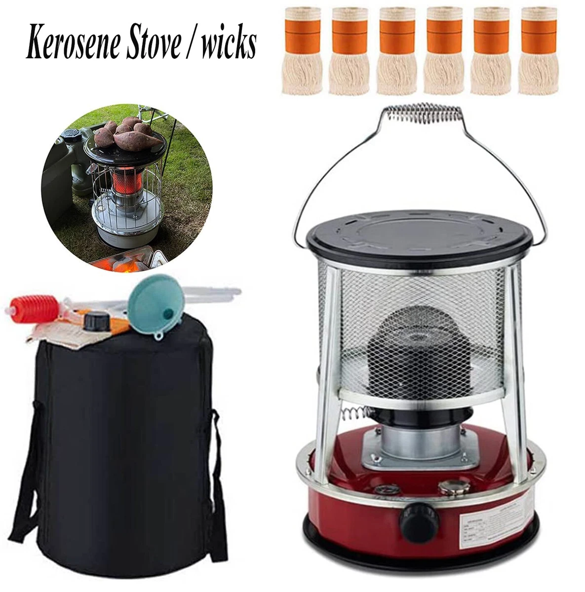Portable Grill Camping Cooking Kerosene Oil Stove Heater Burners Indoor  Outdoor | eBay