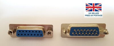 DB15 gerader Stecker - Leiterplattenmontage Buchse 