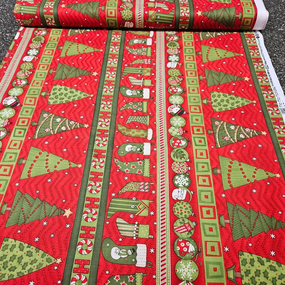 18" Ho-Ho-Holiday Debbie Mumm Wilmington Christmas Tree Ornament Stripe - Image 3 of 3