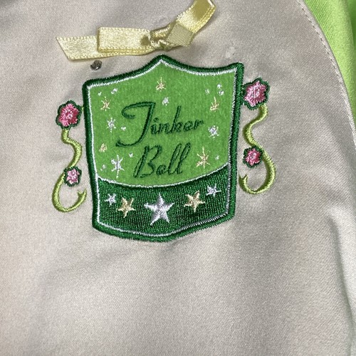 The Disney Store Tinkerbell Satin Bomber Jacket Size 4 Embroidered Size XS (4) - Picture 2 of 6