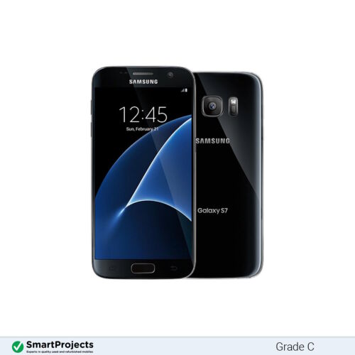 Samsung Galaxy S7 Black 32 GB Class C - Unlocked Smartphone - Picture 1 of 6