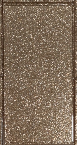 Confezione 16 Piastrelle Metropolitana Vetro Glitterato Oro Rosa 75x150x6mm (MT0200) - Foto 2 di 8