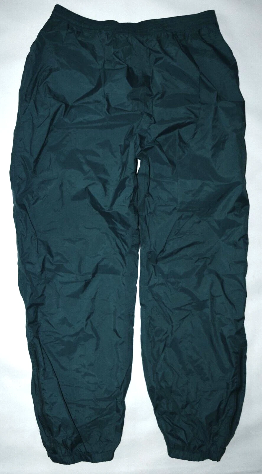 L.L. BEAN Vintage Stowaway Rainwear GORE-TEX Teal Rain Pants 2468 Mens XL