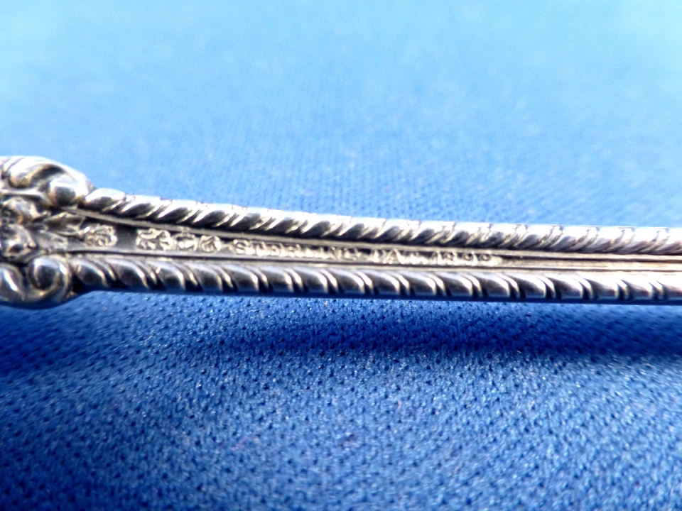 CAMBRIDGE-GORHAM COLHER DE OLIVA DE CABO LONGO ESTERLINA-MONO P - Imagem 2 de 3