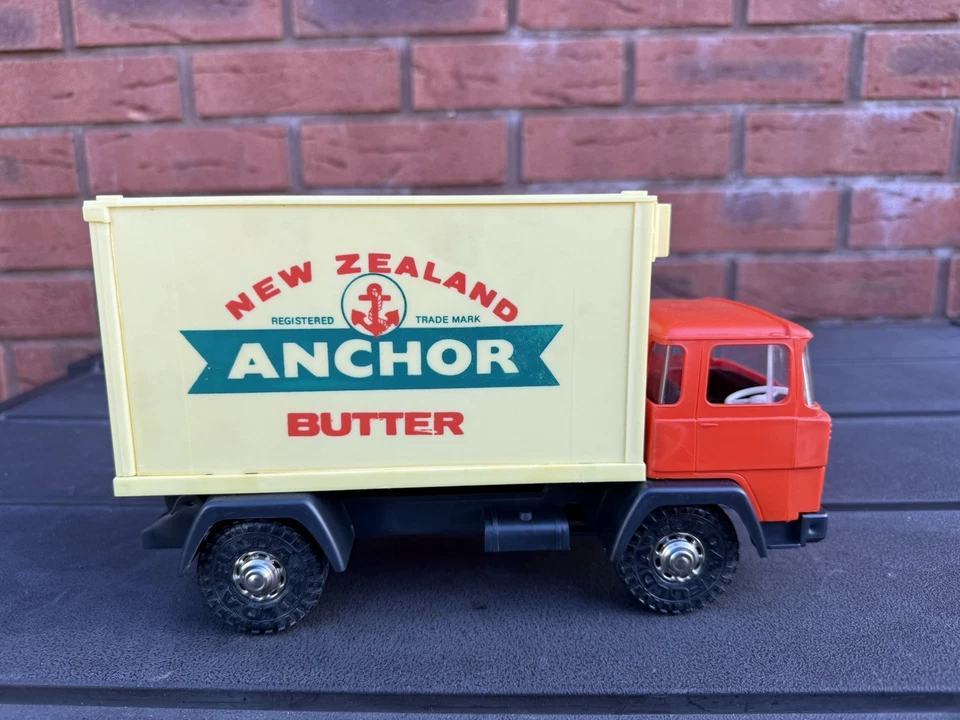 Camión de plástico Hammer Toys Magirus Nueva Zelanda Ancla Mantequilla - Raro Foto 3 de 4