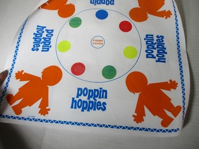 Ideal 1968 POPPIN HOPPIES Action Game PARTS GAME BOARD  HOPPY  HOPPIES