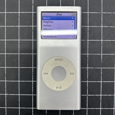 Vintage Apple iPod Nano 2nd Gen 2GB Silver Alum A1199 Working | eBay