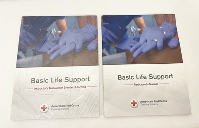 2 American Red Cross Basic Life Support Participant's Manual & Blended Learning