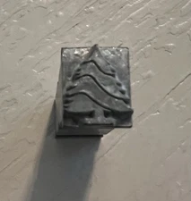 Vintage KINGSLEY Hot Foil Stamp Machine Emblem Die - Cupid Heart