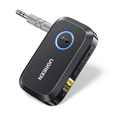 UGREEN Bluetooth 6.0 Receiver for Car with LDAC, AI Noise Cancelling Black