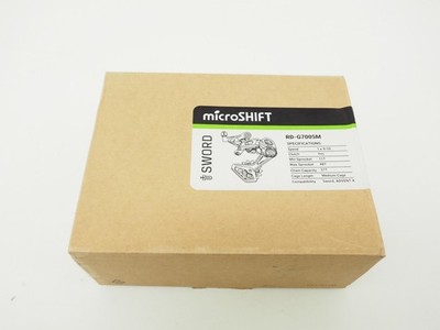 New! microSHIFT Sword 1x9/10-Speed Bicycle Rear Derailleur RD-G7005M Black