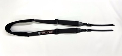 Tamrac N45 black leather padded camera strap, ** NEW**