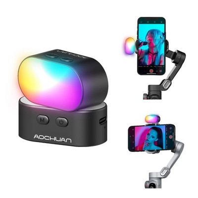 Portable RGB Video Light Magnetic LED Lamp for Phone Gimbal Selfie Photography