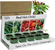 Pronto Seed Grow Your Own Chilli Plant Kit with 5 Seed Varieties Indoor Gardenin