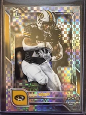 2025 Bowman Chrome U Ahmad Hardy #176 1st Xfractor - Missouri