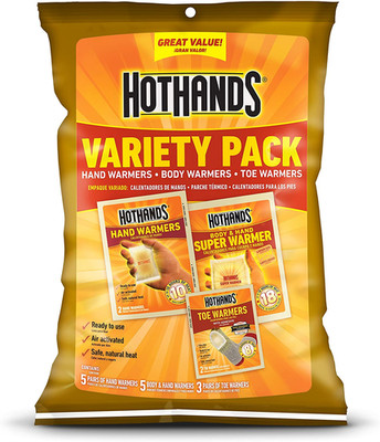 HotHands Toe, Hand, & Body Warmer Variety Pack Long Lasting Safe Odorless
