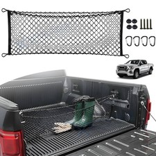 Rear Trunk Envelope Style Cargo Net For Chevy Silverado Gmc Sierra 2013-2025 New