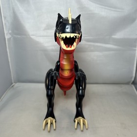 Lego T-Rex Black and Red Mutant Dinosaur 7477 Dino Attack Complete *Lights Work*