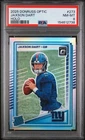JAXSON DART PSA 8 2025 PANINI DONRUSS OPTIC #273 RATED ROOKIE HOLO PRIZM 018