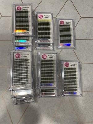 RESTPOSTEN 12 x Lashbase Premium Volume Lashes C 0,10 - 9 10 11 12 13 14
