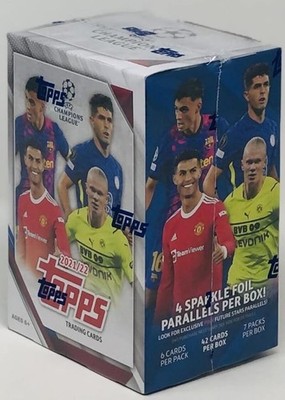 Topps UEFA Champions League Sammlung Fußball 2021/22 Blaster Box