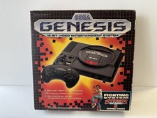 Sega Genesis Console Fighting System Model 1 w/Box Controller & Cables Tested