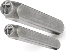 2 Pcs Metal Punch Stamp 6Mm and 3Mm Metal Stamps Tools,Cross Metal Punch Stamp S