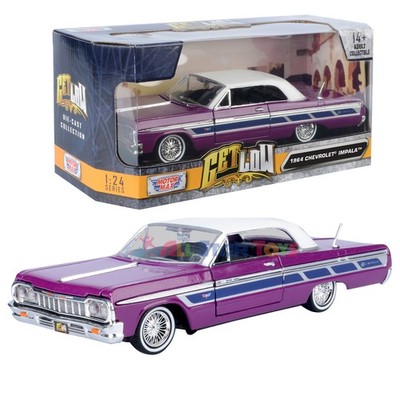 1/24 MotorMax GET LOW 1964 Chevrolet Impala SS Low Rider Diecast