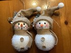 Set of 2 Snowmen Ornaments 6”  — photo 1