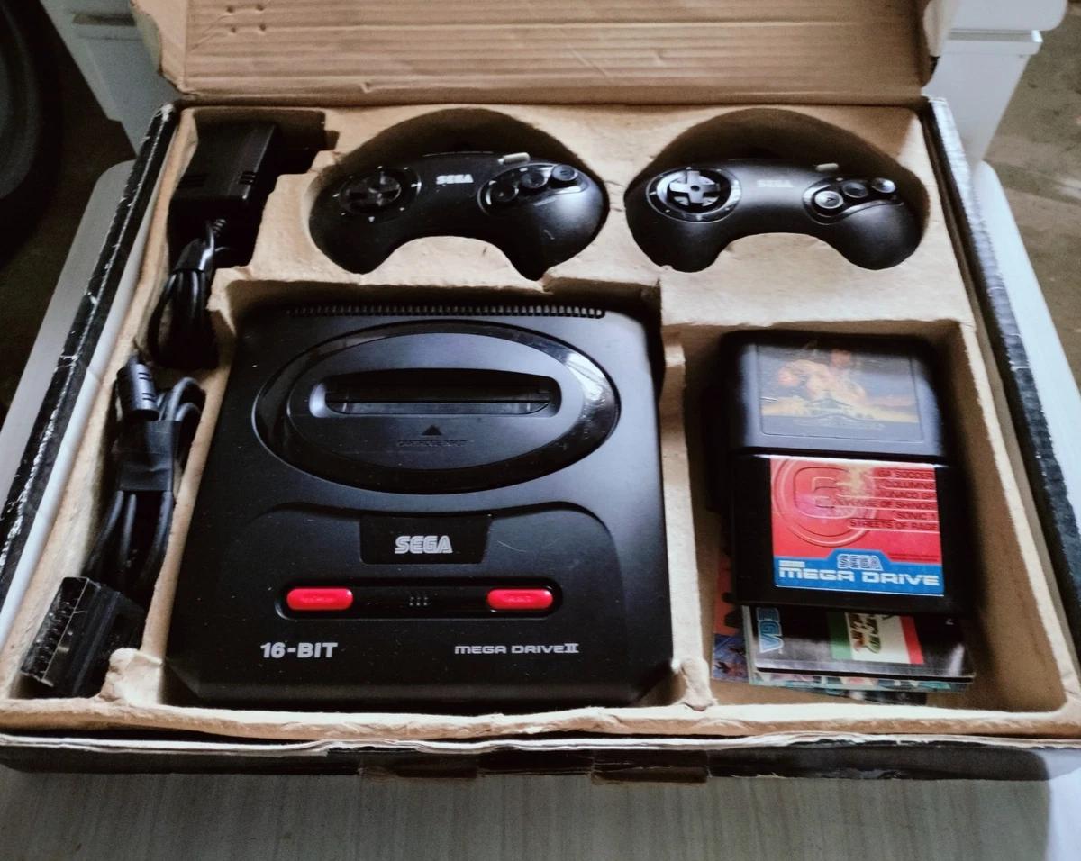 Lot console sega megadrive japonaise en boite complète serial march + jeu sonic 1 - Consoles