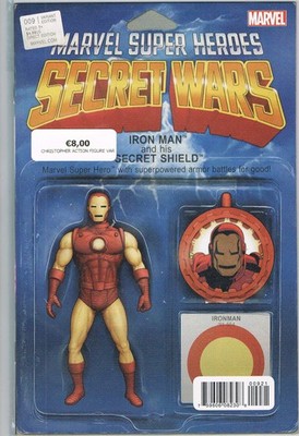 SECRET WARS #9 VARIANT CHRISTOPHER ACTION FIGURE VAR MARVEL COMICS