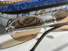 Brighton Etched Frame SHINING STAR Sunglasses Frame Light Brown Tint Lenses