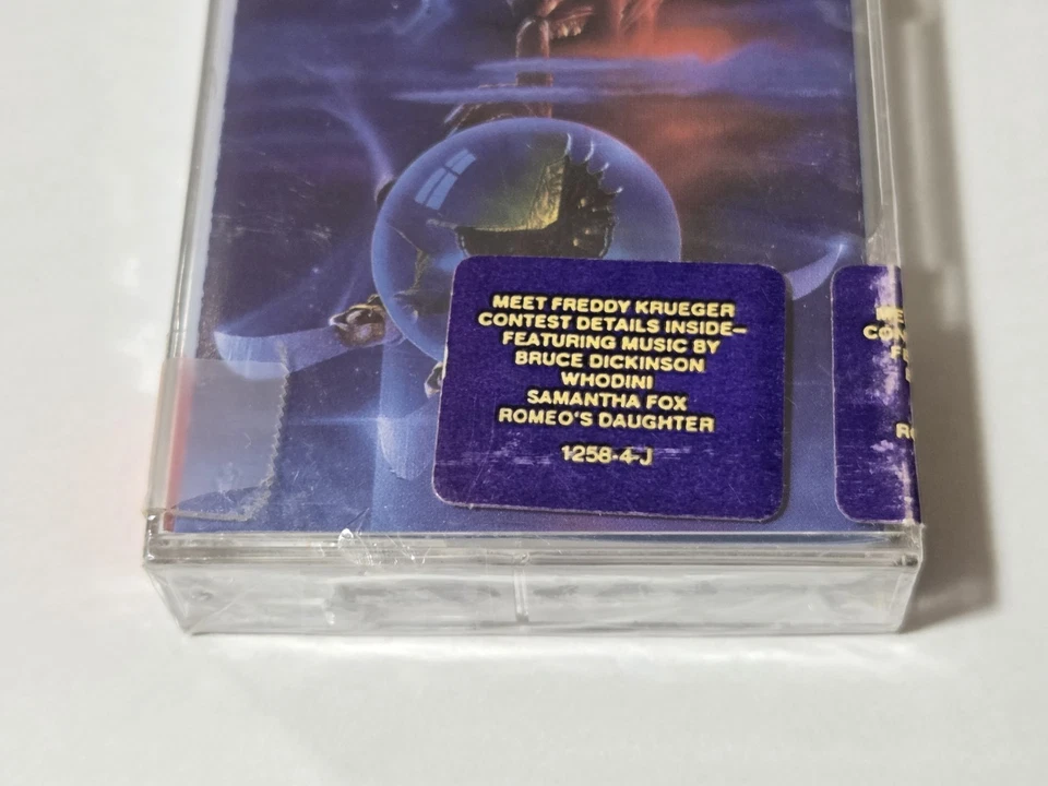 NEW Vintage 1989 Nightmare On Elm Street 5 The Dream Child, Cassette Tape - Image 3 of 4