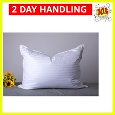 Standard Goose Down Feather Hotel Collection Bed Pillows for Sleeping One Pil...