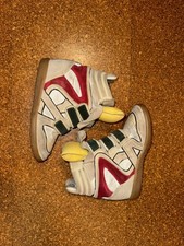 AUTHENTIC Isabel Marant Bekett Leather Wedge Sneaker Multicolor Size US 7 EU 37