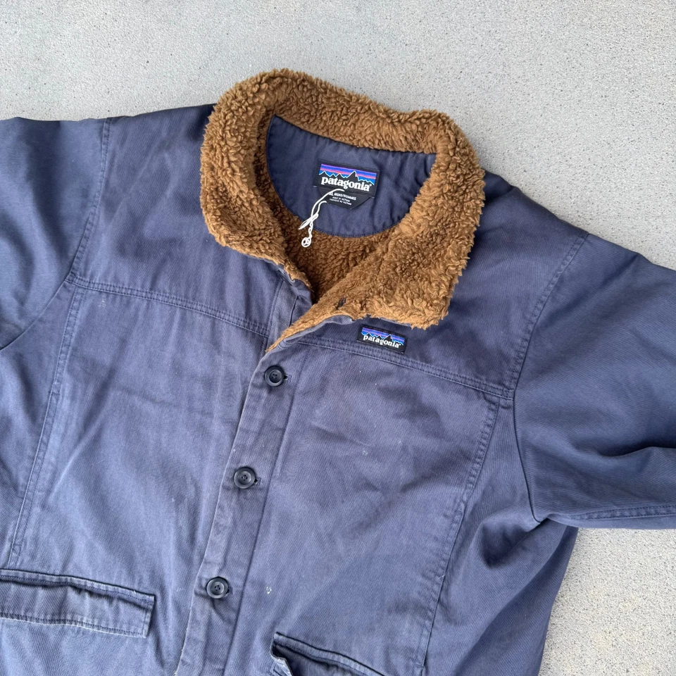 Patagonia Maple Grove Fleece Button Up Jacket Charcoal Mens X-Large Outdoor - Image 2 of 4