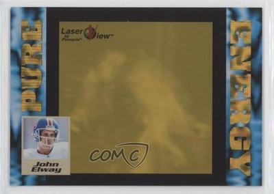 1996 Pinnacle Laser View Pure Energy Gold John Elway #32 HOF 11pj