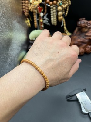 5.2mm Olive Pit Tip Bracelet 橄榄核核尖手串～圈口18.5cm | eBay