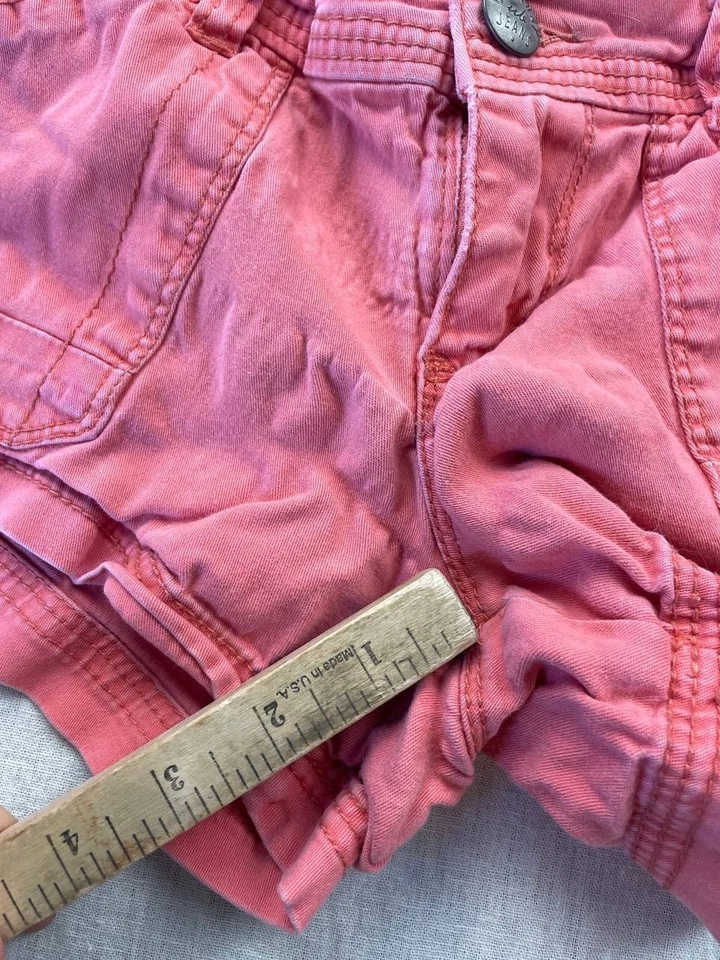 Повседневные пляжные шорты с низкой талией Union Bay Y2K подростковый размер 3 оранжевые китайские - Изображение 3 из 4