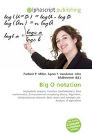 Frederic P. Miller (U. A.) | Big O Notation | Taschenbuch | Englisch (2026)
