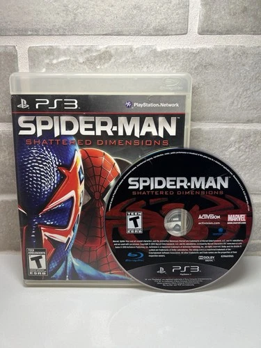 Spider-Man Shattered Dimensions PS3 PlayStation 3 Game Disc Case Spiderman Only