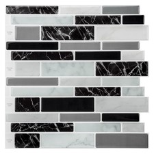 Peel & Stick Vinyl Tiles, Self-Adhesive Backs...