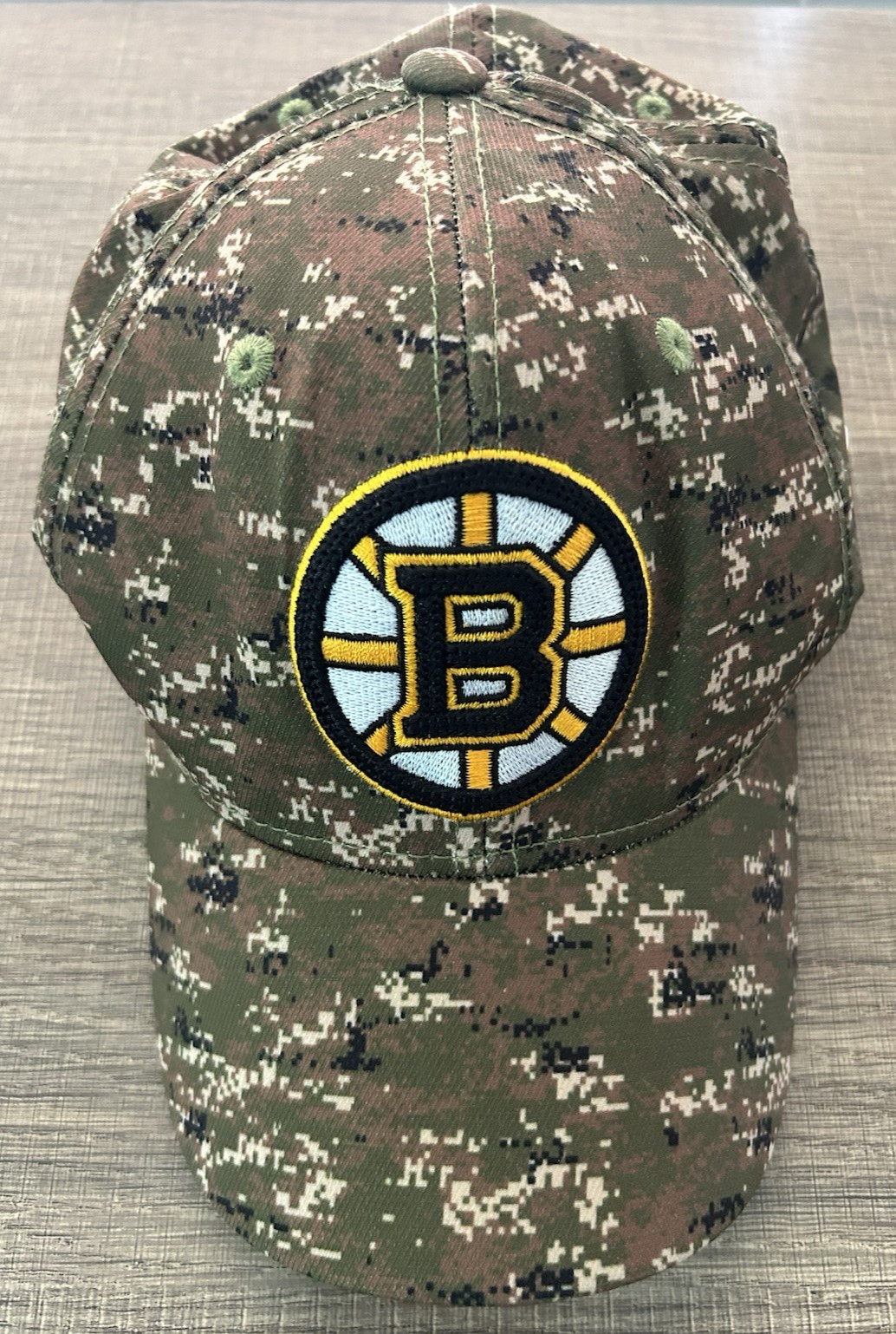 Boston Bruins Adidas Authentic NHL Camo Adjustable Hat S/M Digital ...