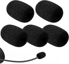 5 Pcs Headset Microphone Covers Foam,Lapel Headset Mic Cover Mini Microphone Foa