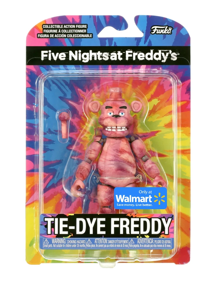 TOYS 'N' GEEK Five Nights at Freddy's: Tie Dye Freddy Articulated 5" Funko Figure