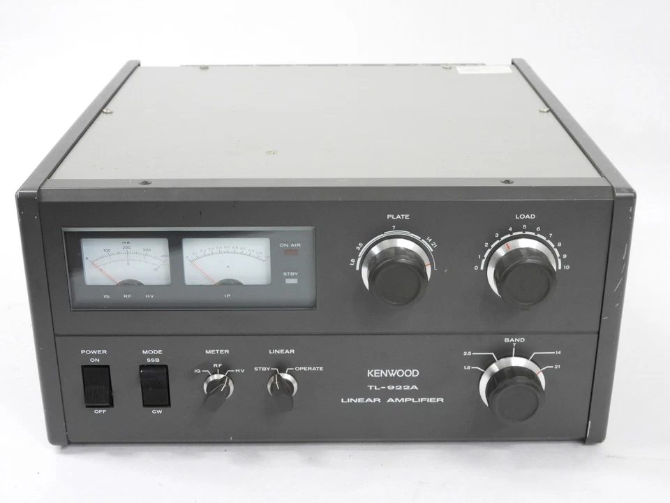 Kenwood TL-922A Vintage Ham Radio 3-500Z Tube Amplifier (great parts unit) - Image 2 of 4