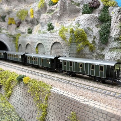 4 Wagen für Bayerische Landesbahn, K.Bay.Sts.B., Ep. I - Roco 6200197 - 